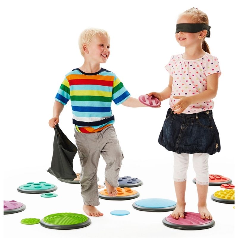 Parcours de motricité tactile - Jeux et jouets sensoriels pour enfants