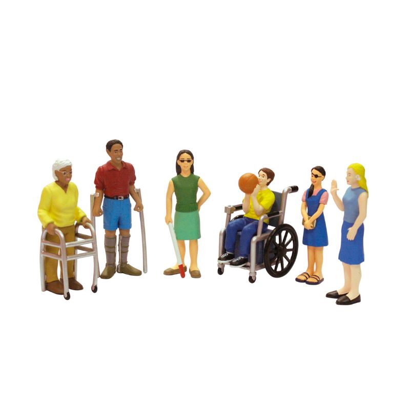 Figurines Les Handicaps Outil pédagogique - Thème de la Différence - Jilu