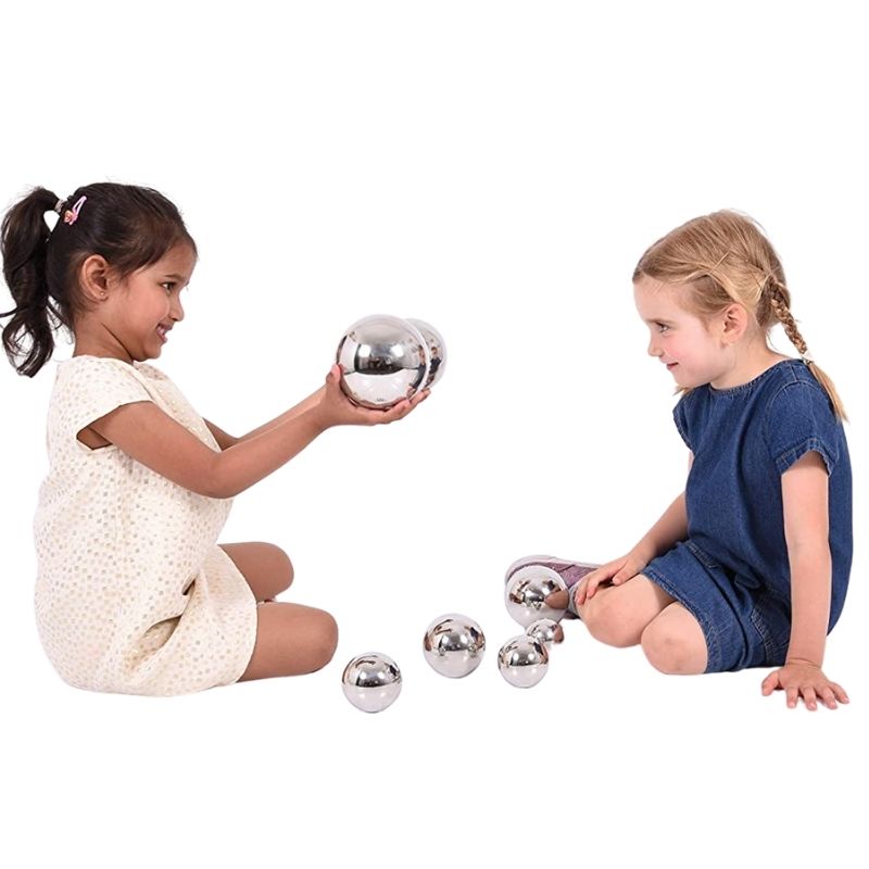 Boules sensorielles miroir  - Jeux et jouets sensoriels pour enfants