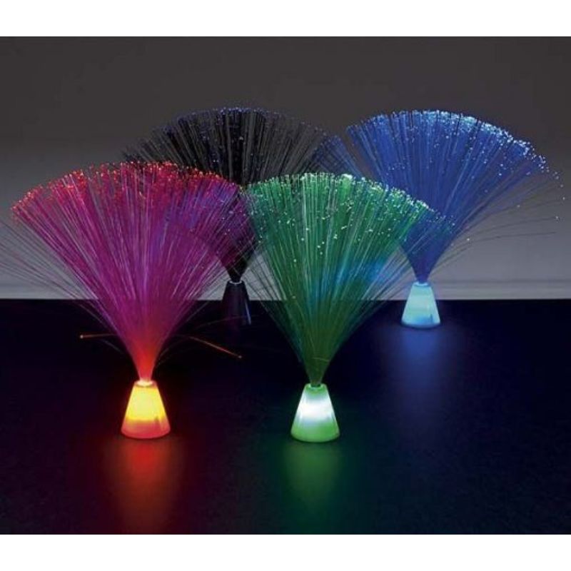 Mini-lampes fibres optiques par 4 - Environnement Snoezelen Sensoriel - Jilu