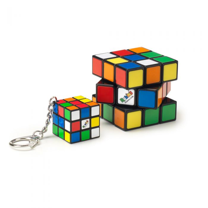 Rubik's® cube 3x3 porte-clés - Raisonnement mathématiques enfants