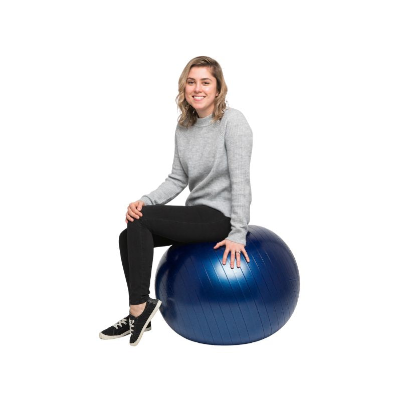 Ballon d'assise dynamique Swiss ball 65cm - Classe Flexible - Jilu