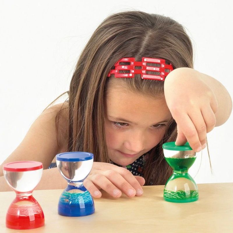 4 minuteries liquides à bulles - Jeux et jouets sensoriels pour enfant - Jilu