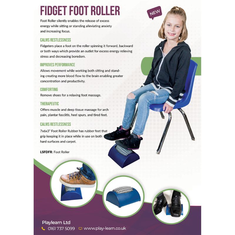 Rouleau à pied - Bouncyband fidget Foot Roller - Assise Dynamique