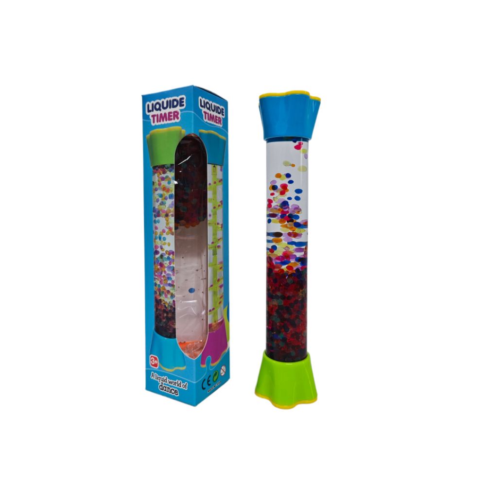 Sablier lesté Confettis - Jouets sensoriels enfants TSA Autisme
