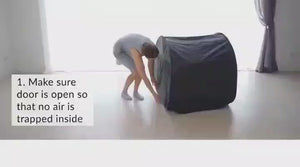 Tente Pop-up Enfant 120x120 Cm - Espace Sensoriel Apaisant Pour Autisme, Anxiété Ou Jeu - Montage Rapide, Avec Sac De Transport - Intérieur/extérieur
