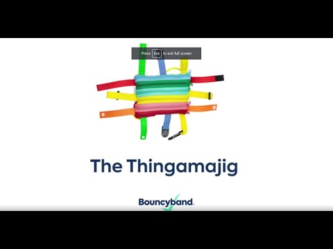 Jouet de motricité fine - Fidget polyvalent Thingamajig par Bouncyband - Jilu