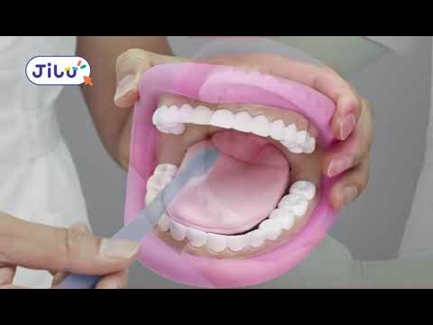 Bouche avec langue géante - Mastication Orthophonie Dentiste - Jilu 