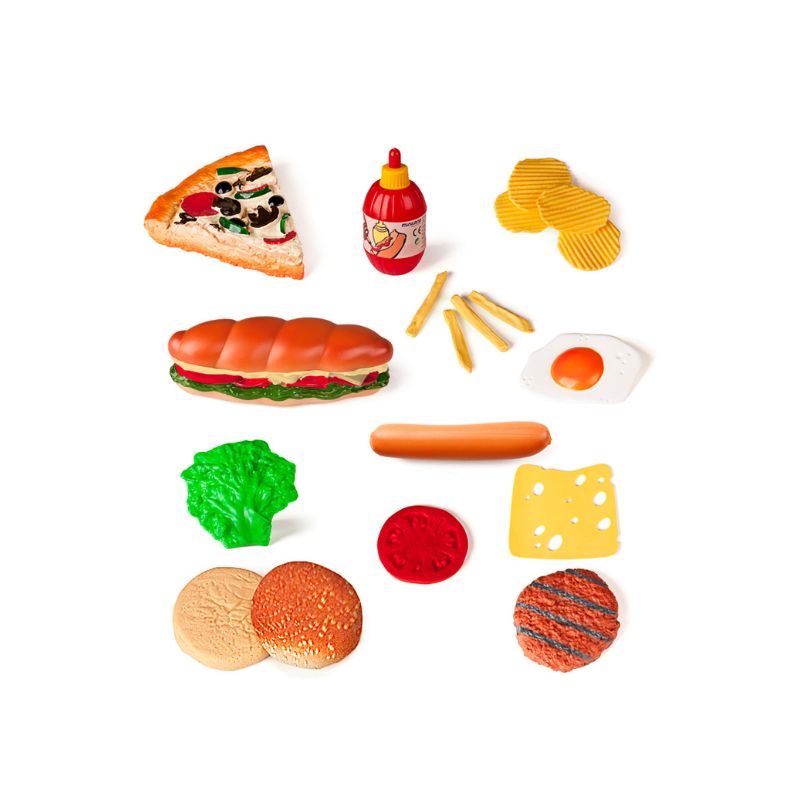 Fast Food 19 pièces à compter - Mathématiques et comptage - Jilu