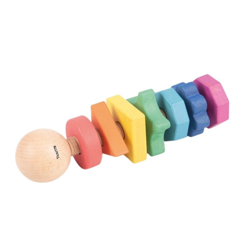 Boulon en bois Montessori TickiT® - Jouets sensoriels pour enfants