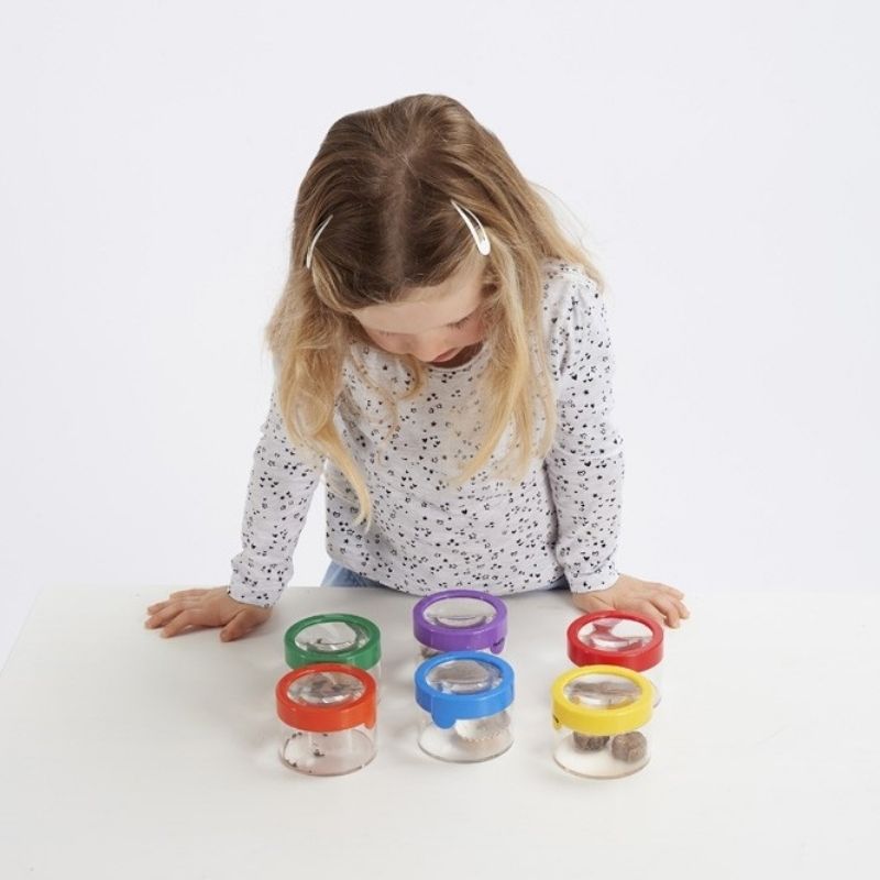 Pots sensoriels avec grossissement TICKIT® - Jeux et jouets sensoriels