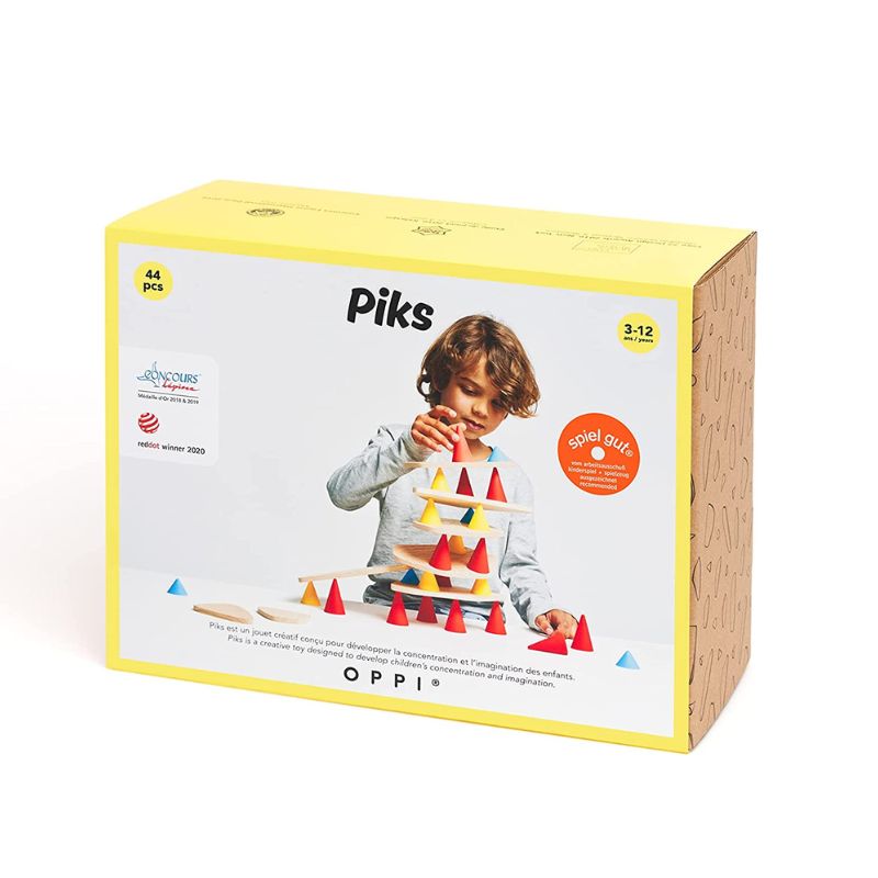 Piks® Medium Kit - Jouet de construction éducatif en bois - Jilu