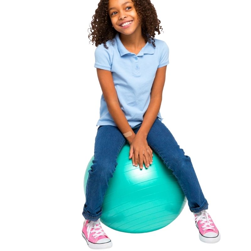 Ballon de posture - Jeux d'équilibre et assise dynamique pour enfants - Jilu classe inclusive