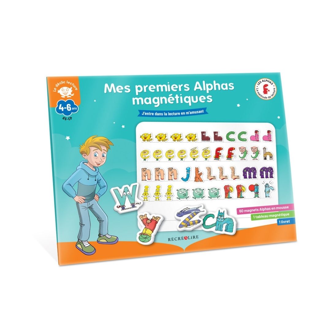 Ardoise Magnétique Les Alphas - Tableau écriture lecture école maternelle –  Jilu