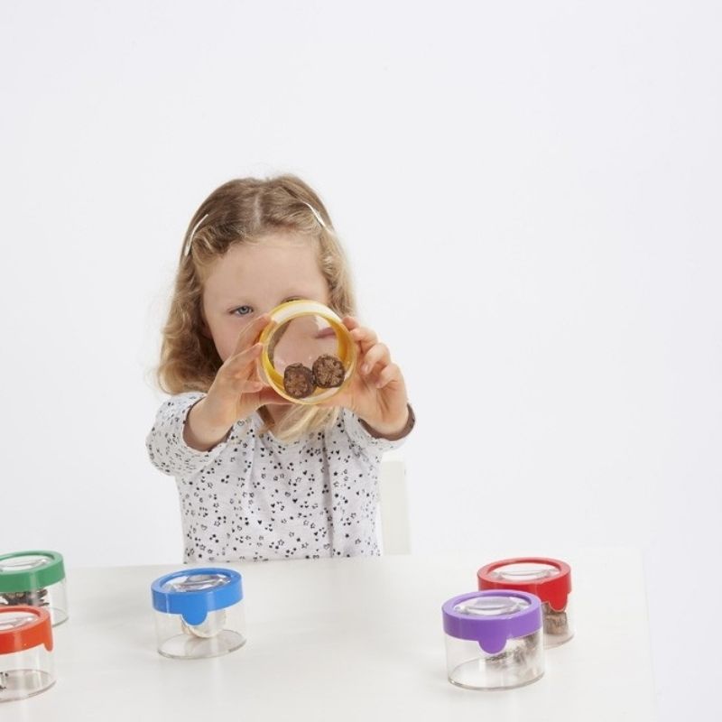 Pots sensoriels avec grossissement TICKIT® - Jeux et jouets sensoriels