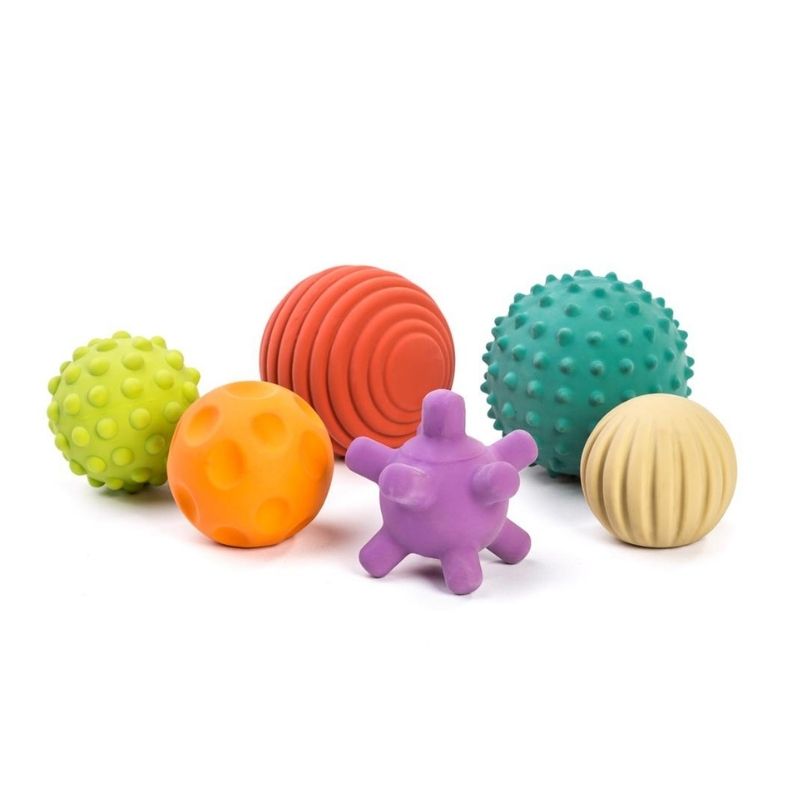 Miniland jeu de balles 7 cm caoutchouc -balles sensorielles - Jilu