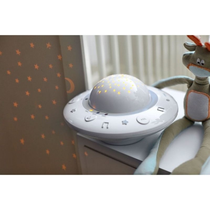 APUNOL Veilleuse Bébé Musicale et Lumineuse, Rechargeable Peluche Bebe  Teddy Projecteur pour dormir lampe de projection enfants avec Fonction de  Capteur de Cris, Projection de Lumière, Musique et Sons : : Bébé