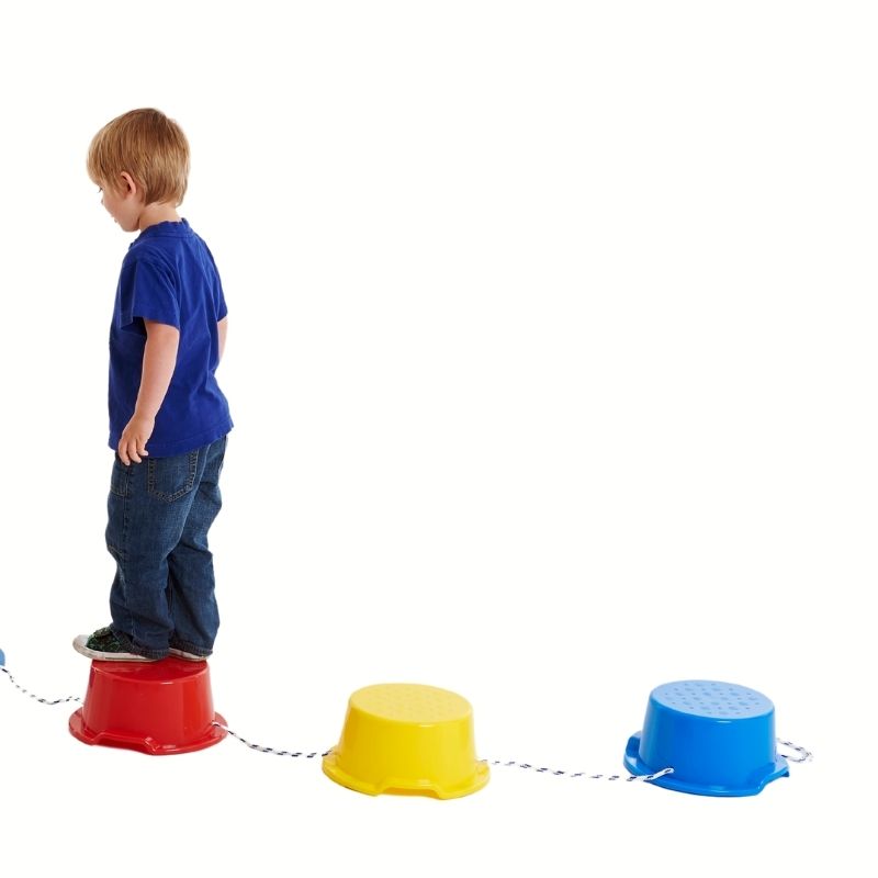 6 pierres de rivière parcours motricité enfant - DEFTEXSTORE