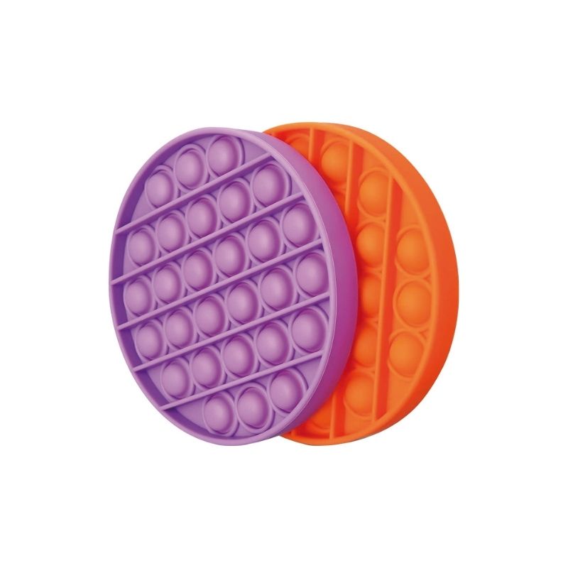 Disque Pop It - Fidget Push Bubble de Pression Motrice Jeux Sensoriels