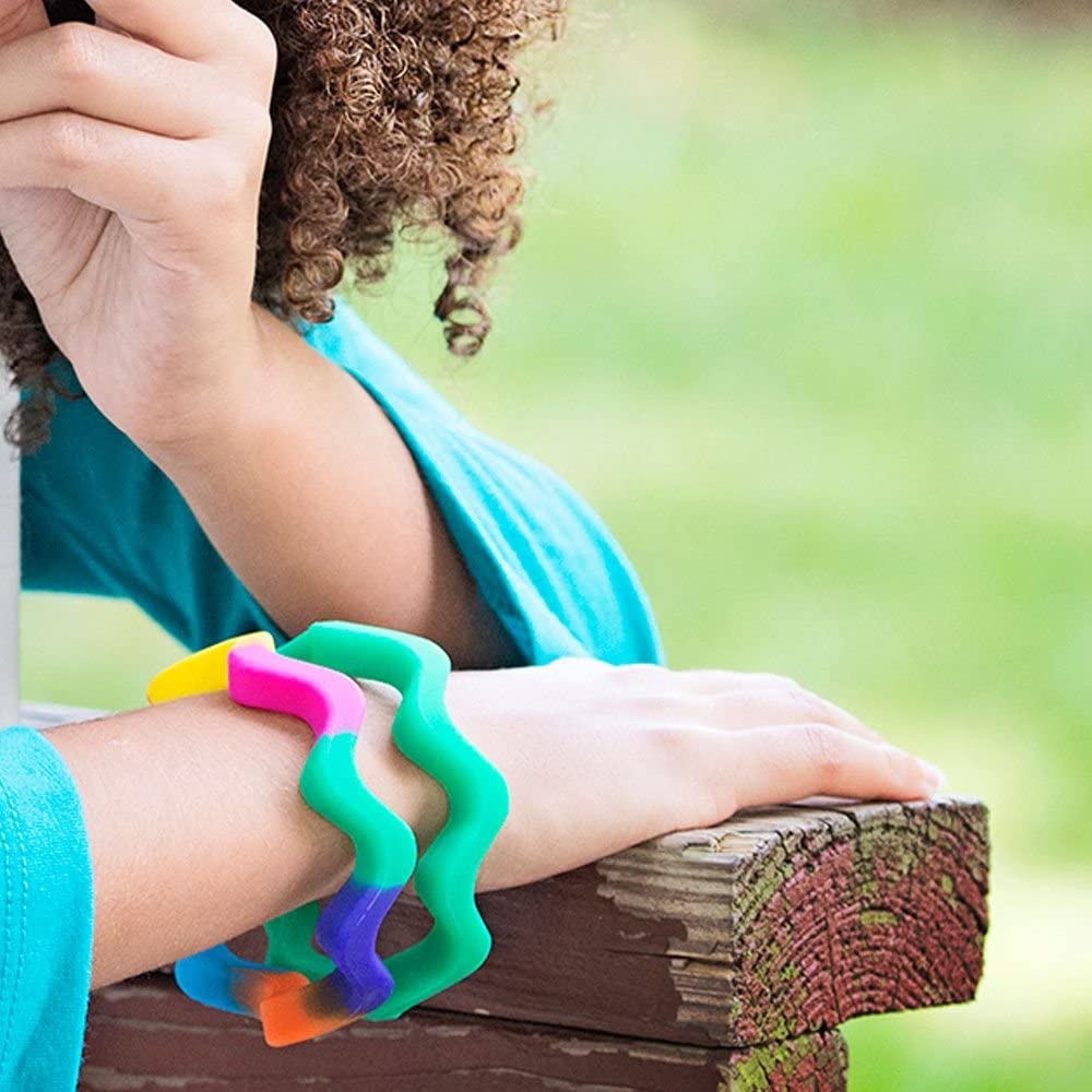 Chewigem Bracelet Vague à mâcher - Mastication Autisme TDAH Sensoriel