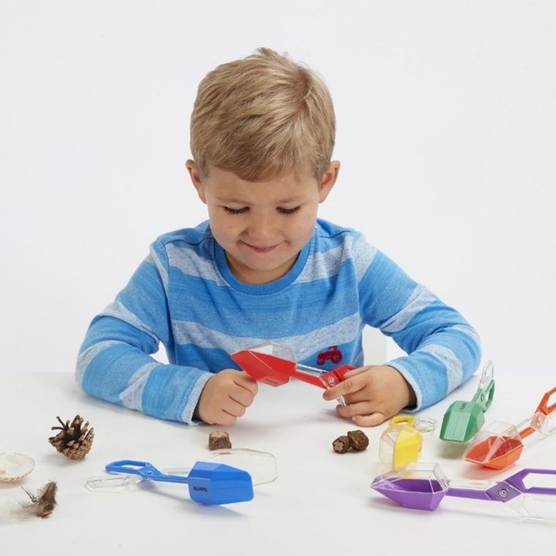 Pinces d'observation arc-en-ciel TICKIT® - Jeux et jouets sensoriels