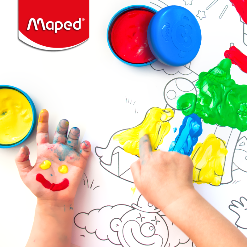 Peinture au doigt Maped - Activités Créatives - Jilu