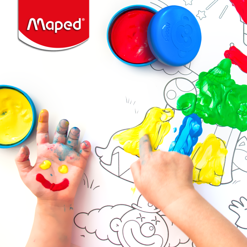 Peinture au doigt - Jeux et jouets sensoriels pour enfants