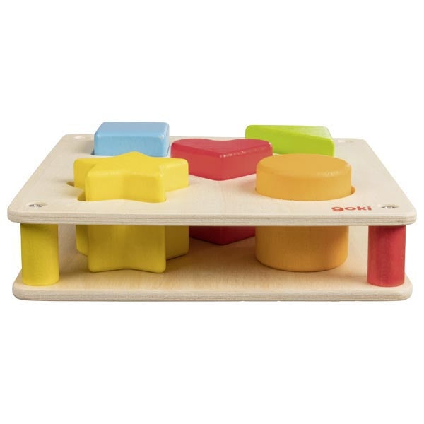 Puzzle formes en bois Montessori - Jeux et jouets sensoriels enfants