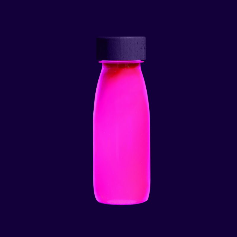 Bouteille sensorielle Rose Fluo Petit Boum - TSA Autisme - Jilu