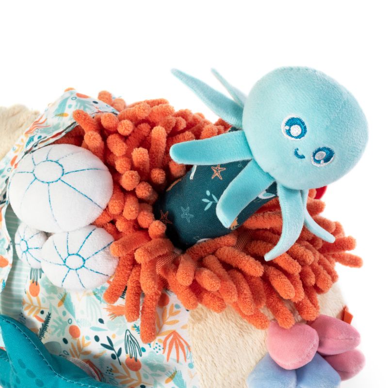 Jouet Sensoriel Flexhetti Miniland Pour Bébés Dès 18 Mois - Base En Silicone Avec Bandes Colorées - Développe Motricité Fine Et Créativité - 6
