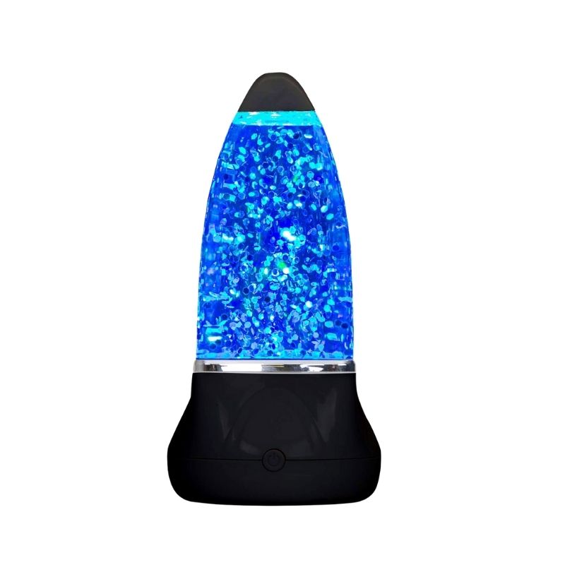 Lampe paillettes volcan