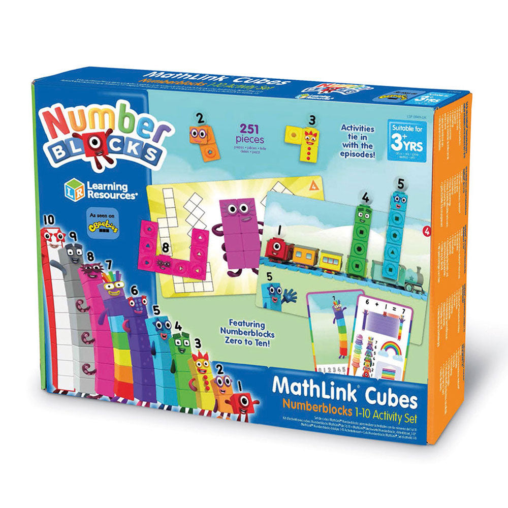MathLink® Cubes Numberblocks 1-10 - Mathématiques Learning Ressources - Jilu