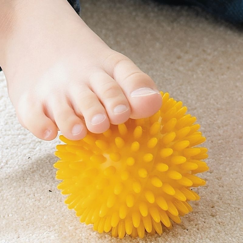 Balle de massage hérisson à picots - Balles sensorielles - Jilu