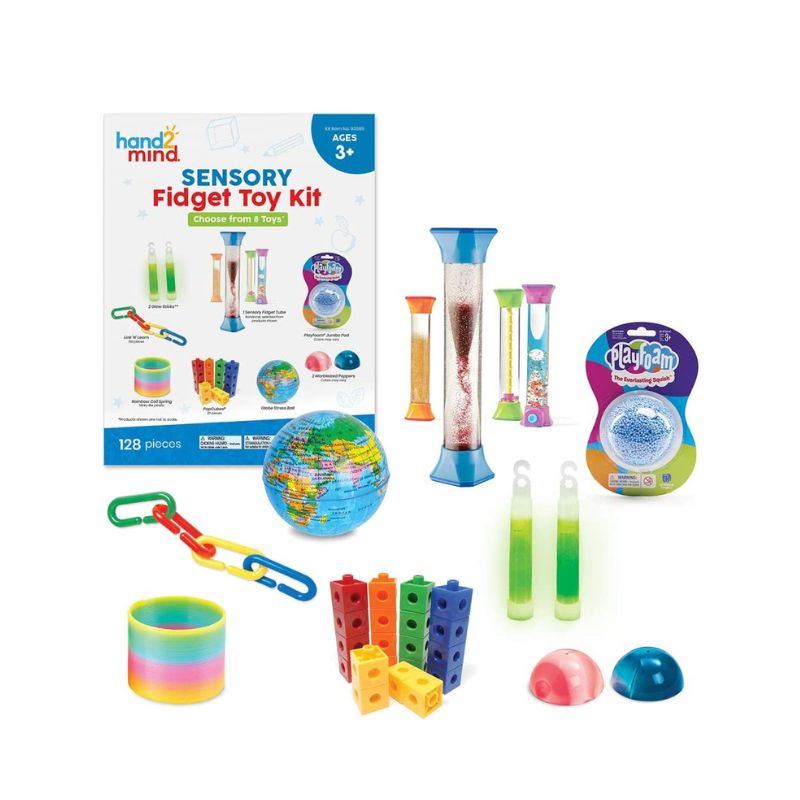 hand2mind Tapis sensoriel aux couleurs et formes, jouets de motricité fine  pour enfants de 3 ans, jouets sensoriels pour jeu sensoriel, jouets