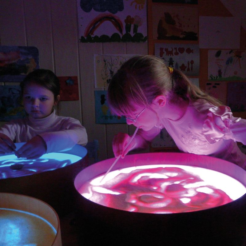 Table Ronde d'Activités Lumineuse Magic Light Sensorielle pour enfants - Jilu
