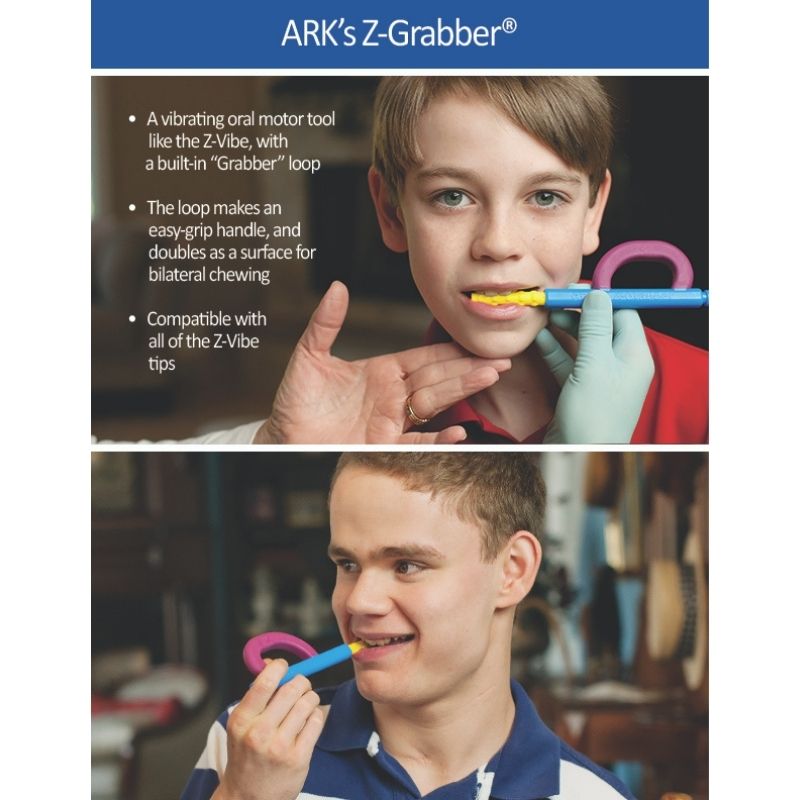 ARK's Z-Grabber Outil oral vibrant - mastication et oralité enfants