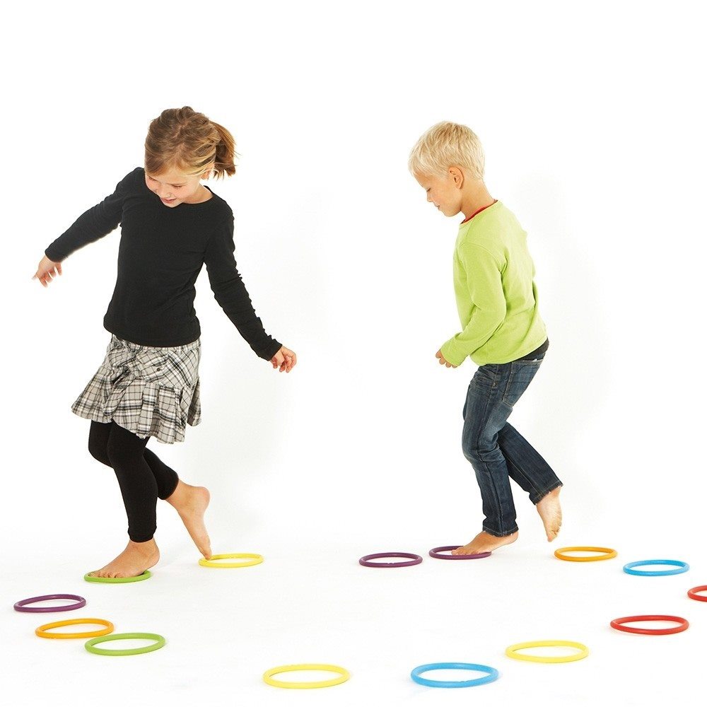 10 anneaux d'activités - Jeux de motricité pour enfants