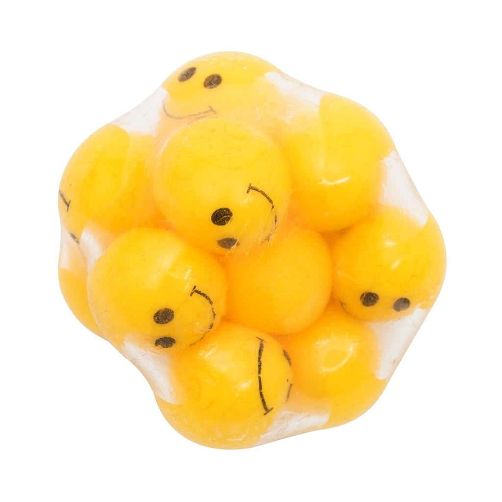 Balle à presser smiley avec gel antistress Balles sensorielles - Jilu