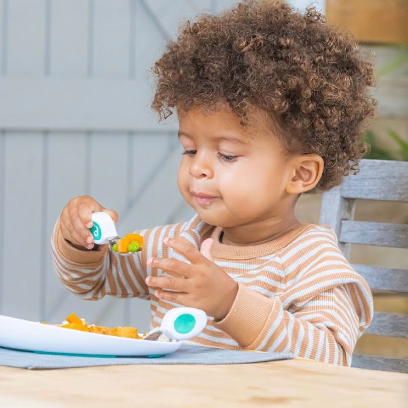 Set de 3 couverts ergonomiques aide aux repas et autonomie enfants Doddl - jilu